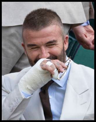 Entertainment Bilder des Tages . 30 06 2025. London, United Kingdom. Sir David Beckham in the Royal Box on the opening day of the Wimbledon Tennis Championships in London.  xStephenxLockx xi-Imagesx IIM-26060-0054