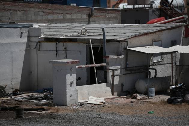 Authorities discover 383 corpses in private crematorium in Ciudad Juarez CIUDAD JUAREZ , MEXICO - JUNE 30: A view of the crematorium where authorities found 383 embalmed corpses in Ciudad Juarez, Chihuahua State, Mexico, on June 30, 2025. Police have found 383 corpses piled up in a private crematorium in northern Mexico s Ciudad Juarez, the local prosecutor s office said on June 29, attributing the grisly find to negligence. According to authorities, the investigation stemmed from a citizen complaint. Upon inspection, more than 300 bodies were found embalmed and stored in unsanitary conditions, and the facility was also emitting foul odors. Christian Torres Anadolu Ciudad Juarez Mexico. Editorial use only. Please get in touch for any othe Copyright: x2025xAnadoluxChristianxTorresx