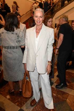 Petra van Bremen zu Gast bei der Eroeffnung vom Berliner Salon auf der Berlin Fashion Week 2025 in der Courtesy Helmut Newton Stiftung a,30 Juni 2025 in Berlin Berlin Deutschland