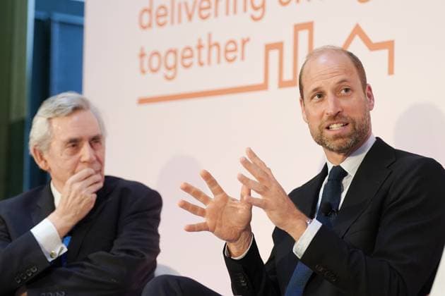 Entertainment Themen der Woche KW27 Prince William Celebrates Homewards Programme In Sheffield SHEFFIELD, ENGLAND - JULY 01: Former Prime Minister and Multibank Founder Gordon Brown and Prince William, Prince of Wales speak during the two year anniversary event of the Homewards programme on July 01, 2025 in Sheffield, England. For the past two years, Royal Foundation s Homewards programme has set out to demonstrate ways to end homelessness., Credit:Dominic Lipinski Avalon United Kingdom, England, Sheffield  Copyright: xDominicxLipinskix xAvalonx 1016892471