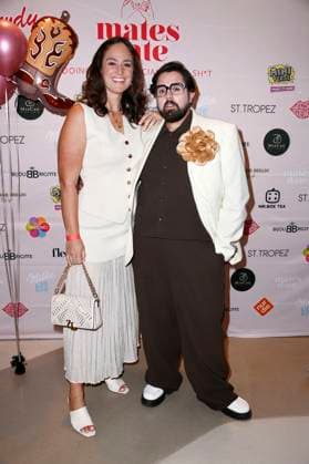 Saskia Grimm und Steven Preisner beim Mates Date Influencer Event auf der Berlin Fashion Week S S 2026 in der Berliner Freiheit. Berlin, 01.07.2025