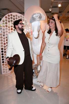 Steven Preisner und Saskia Grimm beim Mates Date Influencer Event auf der Berlin Fashion Week S S 2026 in der Berliner Freiheit. Berlin, 01.07.2025