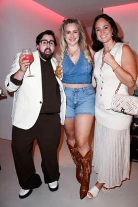 Steven Preisner, Dascha Carriero und Saskia Grimm beim Mates Date Influencer Event auf der Berlin Fashion Week S S 2026 in der Berliner Freiheit. Berlin, 01.07.2025