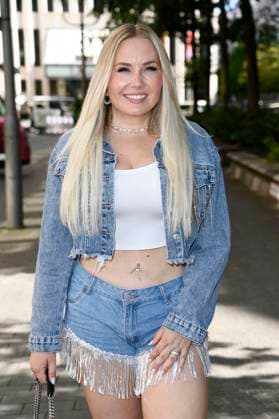 Marlisa Rudizo (Mrs. Marlisa) beim Mates Date Influencer Event auf der Berlin Fashion Week S S 2026 in der Berliner Freiheit. Berlin, 01.07.2025