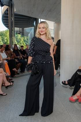 Fashion Week Berlin - Marc Cain Guests and Show Nele Ludowig Roeffen bei der Marc Cain Fashion Show A Quiet Rebellion im rahmen der Berlin Fashion Week im Pei-Bau am 01.07.2025 in Berlin. Copyright: xEventpressxKochanx