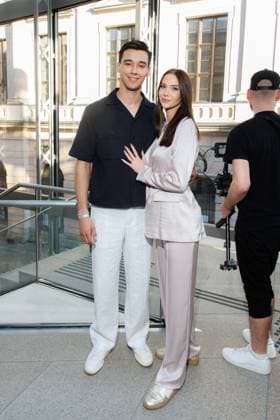 Fashion Week Berlin - Marc Cain Guests and Show Diego Pooth und Louisa Büscher bei der Marc Cain Fashion Show A Quiet Rebellion im rahmen der Berlin Fashion Week im Pei-Bau am 01.07.2025 in Berlin. Copyright: xEventpressxKochanx
