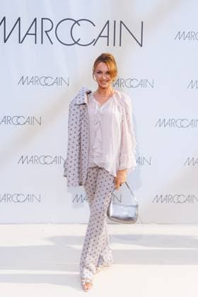 Fashion Week Berlin - Marc Cain Guests and Show Monika Sosanka bei der Marc Cain Fashion Show A Quiet Rebellion im rahmen der Berlin Fashion Week im Pei-Bau am 01.07.2025 in Berlin. Copyright: xEventpressxKochanx