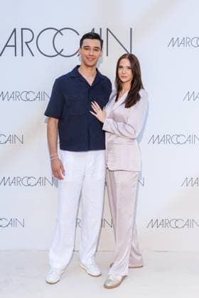 Fashion Week Berlin - Marc Cain Guests and Show Diego Pooth und Louisa Büscher bei der Marc Cain Fashion Show A Quiet Rebellion im rahmen der Berlin Fashion Week im Pei-Bau am 01.07.2025 in Berlin. Copyright: xEventpressxKochanx