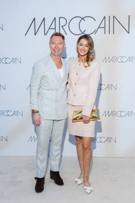 Fashion Week Berlin - Marc Cain Guests and Show Ronan Keating und Storm Keating bei der Marc Cain Fashion Show A Quiet Rebellion im rahmen der Berlin Fashion Week im Pei-Bau am 01.07.2025 in Berlin. Copyright: xEventpressxKochanx