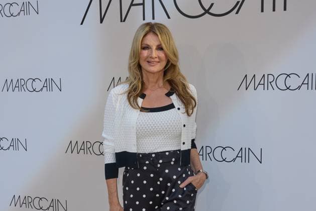 Frauke Ludowig - Gaesteankunft zur Marccain Spring Summer 2026 Fashion Show A Quit Rebellion im Pei-Bau in Berlin am 01.07.2025. Marccain Spring Summer 2026 Fashion Show