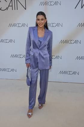 Neda Peermueller - Gaesteankunft zur Marccain Spring Summer 2026 Fashion Show A Quit Rebellion im Pei-Bau in Berlin am 01.07.2025. Marccain Spring Summer 2026 Fashion Show