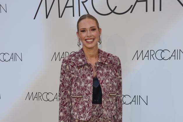 Anna-Maria Sieklucka - Gaesteankunft zur Marccain Spring Summer 2026 Fashion Show A Quit Rebellion im Pei-Bau in Berlin am 01.07.2025. Marccain Spring Summer 2026 Fashion Show
