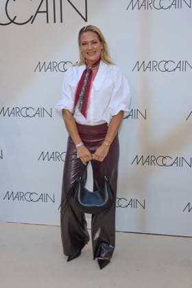 Antje Maranca - Gaesteankunft zur Marccain Spring Summer 2026 Fashion Show A Quit Rebellion im Pei-Bau in Berlin am 01.07.2025. Marccain Spring Summer 2026 Fashion Show