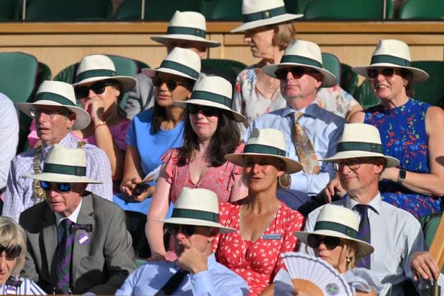 Wimbledon Tennis Championships - Day 2 LONDON, UNITED KINGDOM - JULY 01: Guests watch tennis from the Royal Box during the second day of the 2024 Wimbledon Championships at The All England Lawn Tennis and Croquet Club in Wimbledon on July 1, 2024, in London, England Ray Tang Anadolu London United Kingdom. Editorial use only. Please get in touch for any other usage.  Copyright: x2025xAnadoluxRayxTangx