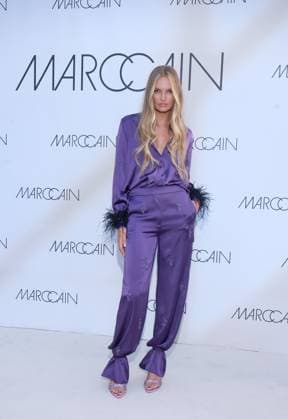 01.07.2025, Romee Strijd zu Gast zur Marc Cain Fashion Show 2025, A quiet rebellion, Hinter dem Gießhaus, Berlin, Berlin
