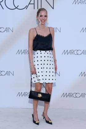 01.07.2025, Leonie Hanne zu Gast zur Marc Cain Fashion Show 2025, A quiet rebellion, Hinter dem Gießhaus, Berlin, Berlin