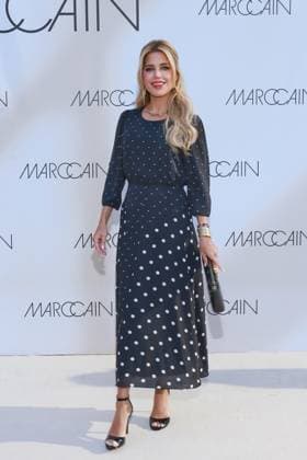 01.07.2025, Sylvie Meis zu Gast zur Marc Cain Fashion Show 2025, A quiet rebellion, Hinter dem Gießhaus, Berlin, Berlin
