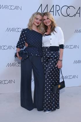 01.07.2025, Nele Roeffen und Frauke Ludowig zu Gast zur Marc Cain Fashion Show 2025, A quiet rebellion, Hinter dem Gießhaus, Berlin, Berlin