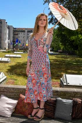 Lucy Hellenbrecht zu Gast bei der Fashion Show von Anja Gockel Von welchen Farben traeumt dein Glueck in Rahmen der Berlin Fashion Week 2025 am 01.Juli 2025 in Berlin Berlin Deutschland