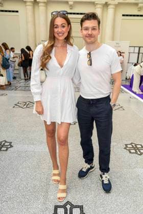 Lisa Rosa Bräutigam und Lion Wasczyk zu Gast in der Vip Beauty und Fashion Lounge von Reichert Communications im Rahmen der Fashion Week 2025 im Hotel de Rom am 01,Juli 2025 in Berlin Berlin Deutschland