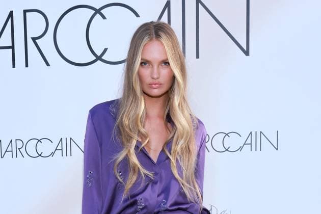 Romee Strijd bei der Marc Cain - A Quiat Rebellion Modenschau am 1.07.2025 im Pei-Bau in Berlin Marc Cain Fashion Show in Berlin
