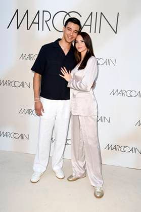 Diego Pooth mit Freundin Louisa Büscher bei der Marc Cain Fashion Show A Quiet Rebellion auf der Berlin Fashion Week S S 2026 im Pei-Bau - Deutsches Historisches Museum. Berlin, 01.07.2025