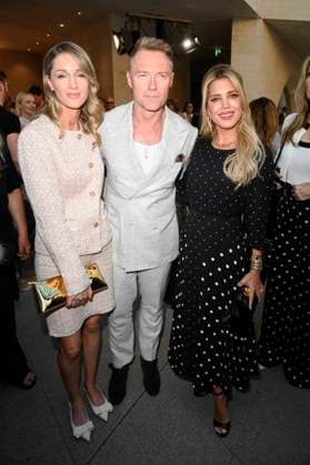 Storm Keating, Ronan Keating und Sylvie Meis bei der Marc Cain Fashion Show A Quiet Rebellion auf der Berlin Fashion Week S S 2026 im Pei-Bau - Deutsches Historisches Museum. Berlin, 01.07.2025
