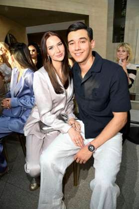Diego Pooth mit Freundin Louisa Büscher bei der Marc Cain Fashion Show A Quiet Rebellion auf der Berlin Fashion Week S S 2026 im Pei-Bau - Deutsches Historisches Museum. Berlin, 01.07.2025