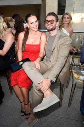 Jessica Haller und Johannes Haller bei der Marc Cain Fashion Show A Quiet Rebellion auf der Berlin Fashion Week S S 2026 im Pei-Bau - Deutsches Historisches Museum. Berlin, 01.07.2025