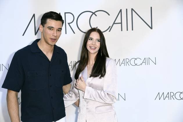 San Diego Pooth und Louisa Büsche bei der Marc Cain Fashion Show A QUIET REBELLION in Berlin am 01.07.2025