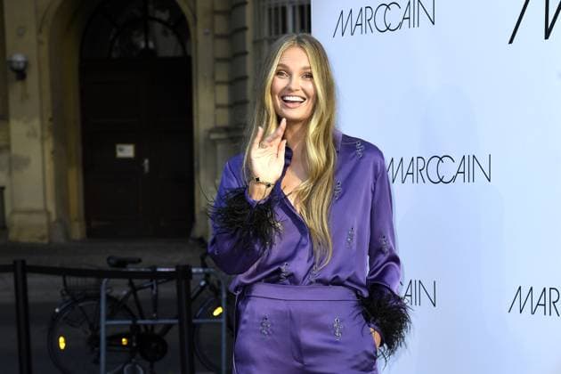 Romee Strijd bei der Marc Cain Fashion Show A QUIET REBELLION in Berlin am 01.07.2025