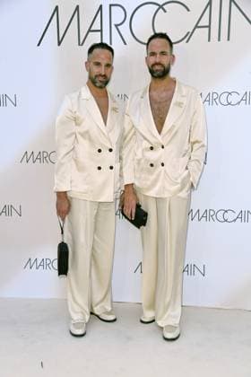 Timo Nill und Markus Nill (Twins) bei der Marc Cain Fashion Show A QUIET REBELLION in Berlin am 01.07.2025