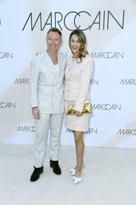 Ronan Keating und Storm Keating bei der Marc Cain Fashion Show A QUIET REBELLION in Berlin am 01.07.2025