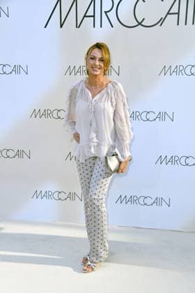 Monika Sozanska bei der Marc Cain Fashion Show A QUIET REBELLION in Berlin am 01.07.2025