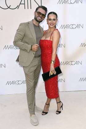 Jessica Haller und Johannes Haller bei der Marc Cain Fashion Show A QUIET REBELLION in Berlin am 01.07.2025