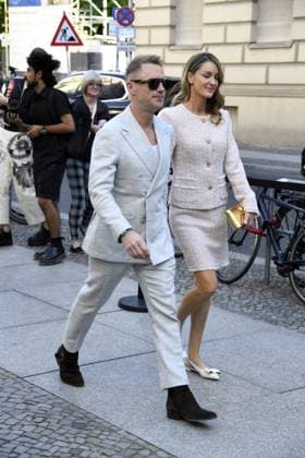 Ronan Keating und Storm Keating bei der Marc Cain Fashion Show A QUIET REBELLION in Berlin am 01.07.2025
