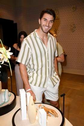 Dennis Gries bei der Thomas Sabo Elyndra Kollektionspräsentation auf der Berlin Fashion Week S S 2026 im Hotel de Rome. Berlin, 02.07.2025