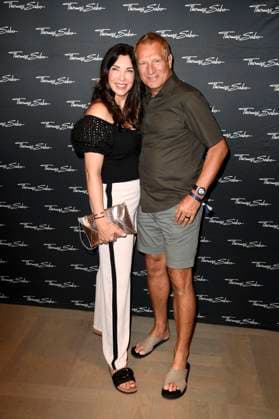 Alexandra Polzin mit Ehemann Gerhard Leinauer bei der Thomas Sabo Elyndra Kollektionspräsentation auf der Berlin Fashion Week S S 2026 im Hotel de Rome. Berlin, 02.07.2025