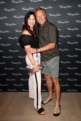 Alexandra Polzin mit Ehemann Gerhard Leinauer bei der Thomas Sabo Elyndra Kollektionspräsentation auf der Berlin Fashion Week S S 2026 im Hotel de Rome. Berlin, 02.07.2025