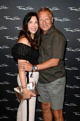 Alexandra Polzin mit Ehemann Gerhard Leinauer bei der Thomas Sabo Elyndra Kollektionspräsentation auf der Berlin Fashion Week S S 2026 im Hotel de Rome. Berlin, 02.07.2025