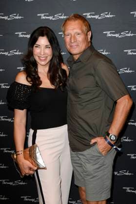 Alexandra Polzin mit Ehemann Gerhard Leinauer bei der Thomas Sabo Elyndra Kollektionspräsentation auf der Berlin Fashion Week S S 2026 im Hotel de Rome. Berlin, 02.07.2025
