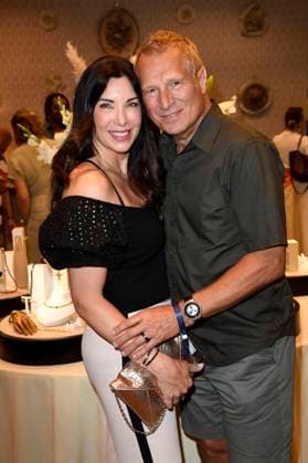 Alexandra Polzin mit Ehemann Gerhard Leinauer bei der Thomas Sabo Elyndra Kollektionspräsentation auf der Berlin Fashion Week S S 2026 im Hotel de Rome. Berlin, 02.07.2025