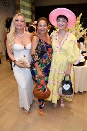 Gast, Gitta Saxx und Vreni Frost bei der Thomas Sabo Elyndra Kollektionspräsentation auf der Berlin Fashion Week S S 2026 im Hotel de Rome. Berlin, 02.07.2025