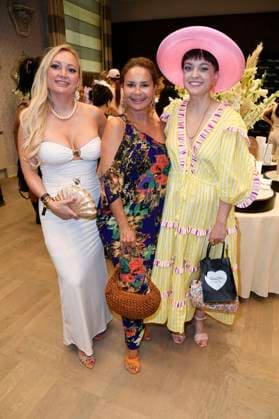 Gast, Gitta Saxx und Vreni Frost bei der Thomas Sabo Elyndra Kollektionspräsentation auf der Berlin Fashion Week S S 2026 im Hotel de Rome. Berlin, 02.07.2025