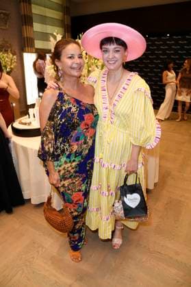 Gitta Saxx und Vreni Frost bei der Thomas Sabo Elyndra Kollektionspräsentation auf der Berlin Fashion Week S S 2026 im Hotel de Rome. Berlin, 02.07.2025