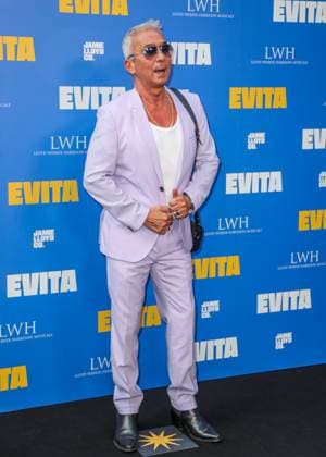 Arrivals for the Jamie Lloyd production of Evita at The London Palladium Featuring: Bruno Tonioli Where: London, United Kingdom When: 02 Jul 2025 Credit: John Rainford Cover Images EDITORIAL USE ONLY. NOT FOR USE BY NEWSPAPERS BASED IN THE UK. Copyright: xx coverimg54888850