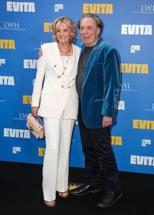 Arrivals for the Jamie Lloyd production of Evita at The London Palladium Featuring: Lady Madeline Lloyd-Webber, Andrew Lloyd-Webber Where: London, United Kingdom When: 02 Jul 2025 Credit: John Rainford Cover Images EDITORIAL USE ONLY. NOT FOR USE BY NEWSPAPERS BASED IN THE UK. Copyright: xx coverimg54888767