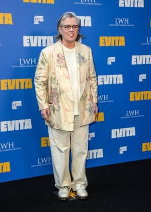 Arrivals for the Jamie Lloyd production of Evita at The London Palladium Featuring: Rosie O Donnell Where: London, United Kingdom When: 02 Jul 2025 Credit: John Rainford Cover Images EDITORIAL USE ONLY. NOT FOR USE BY NEWSPAPERS BASED IN THE UK. Copyright: xx coverimg54888770
