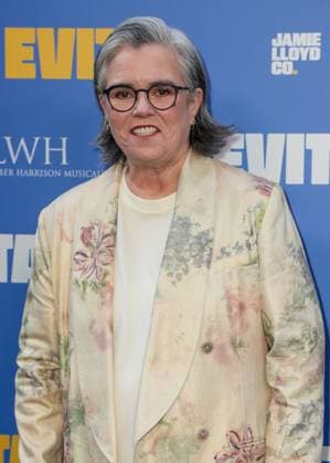 Arrivals for the Jamie Lloyd production of Evita at The London Palladium Featuring: Rosie O Donnell Where: London, United Kingdom When: 02 Jul 2025 Credit: John Rainford Cover Images EDITORIAL USE ONLY. NOT FOR USE BY NEWSPAPERS BASED IN THE UK. Copyright: xx coverimg54888772