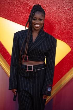 July 2, 2025, London, United Kingdom: Clara Amfo attends the Superman Fan Event at Cineworld Leicester Square. London United Kingdom - ZUMAs197 20250702_aaa_s197_354 Copyright: xLoredanaxSangiulianox